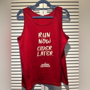 RIVERHEAD CIDER HOUSE Run Tank, Red, XL